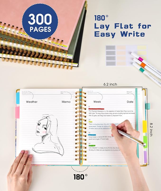 Hardcover Spiral Notebook journal - Image 6