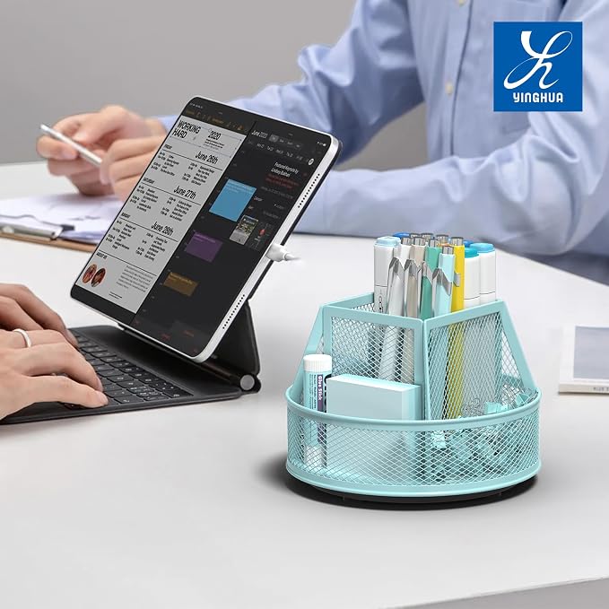 YINGHUA Metal Mesh Desk Organizer - Image 6
