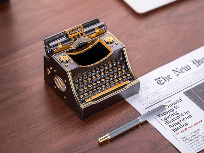 Retro Typewriter Pen Holder Desk Organizers - Image 9
