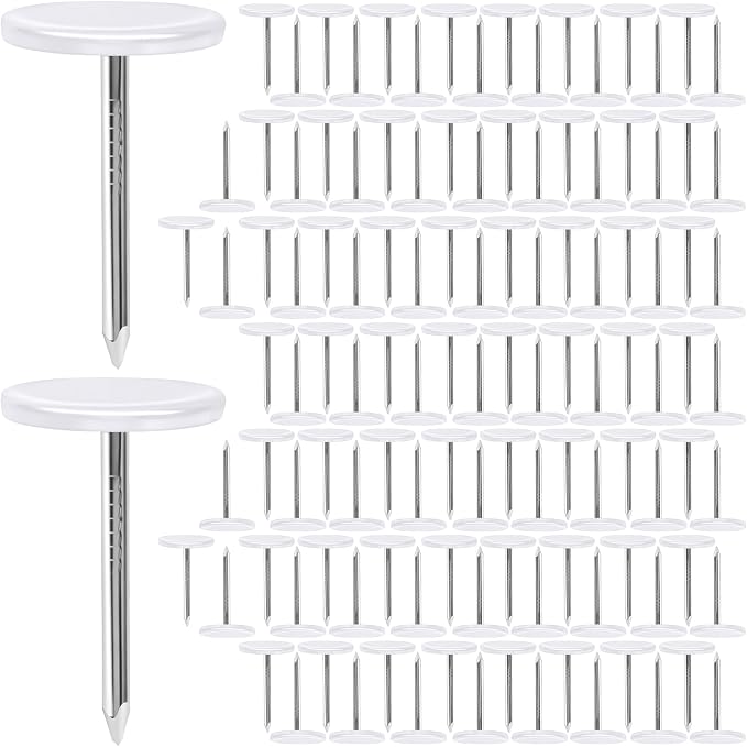 100pcs Flat Head Thumb Tacks for Wall, Decorative Wall Pins Nails for Furniture by Unknown