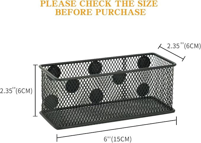 Neudeco Magnetic Locker Organizer and Accessories，Wire Mesh Magnetic Storage - Image 2