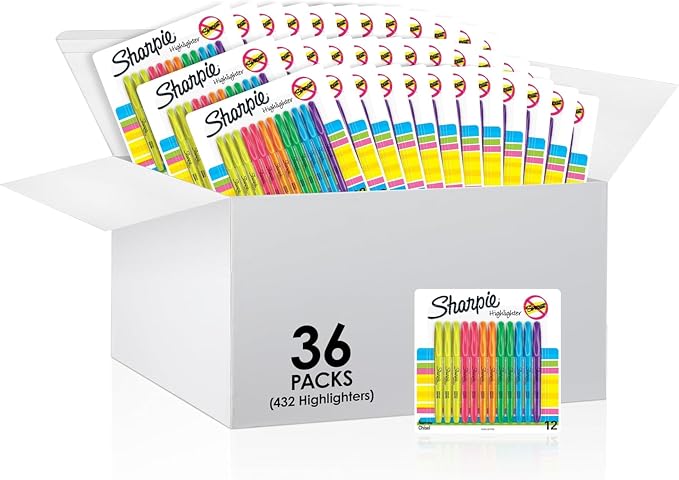 Sharpie Pocket Style Highlighters, Chisel Tip by Unknown