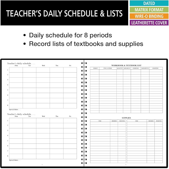 Elan Publishing Company Dated Teacher Lesson Plan 6 Period: Days Vertically - Image 5