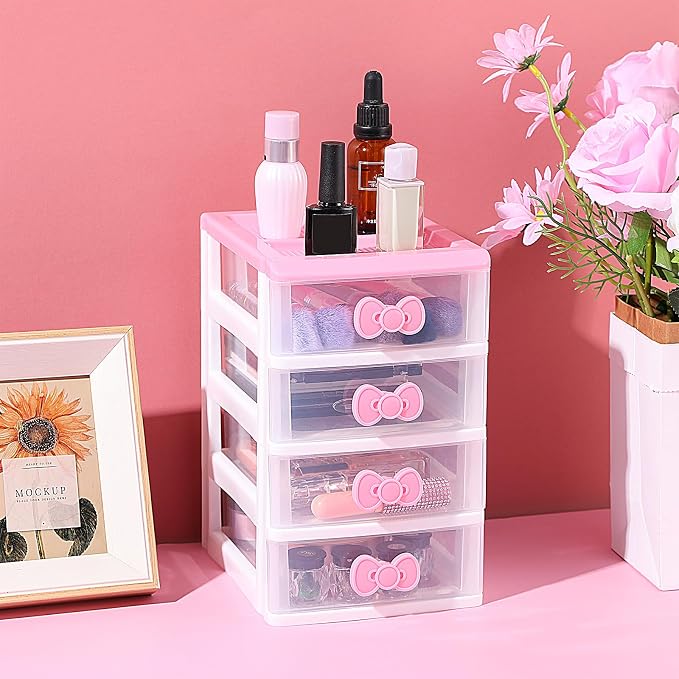 Girls Cute Lovely Color Storage Box Makeup Organizer - Image 2