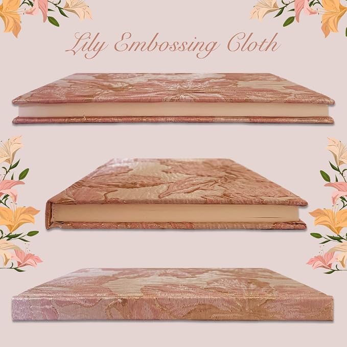 Floral Journal for women, Hardcover Notebook, Ruled Pages, Lay Flat, Pretty - Image 4