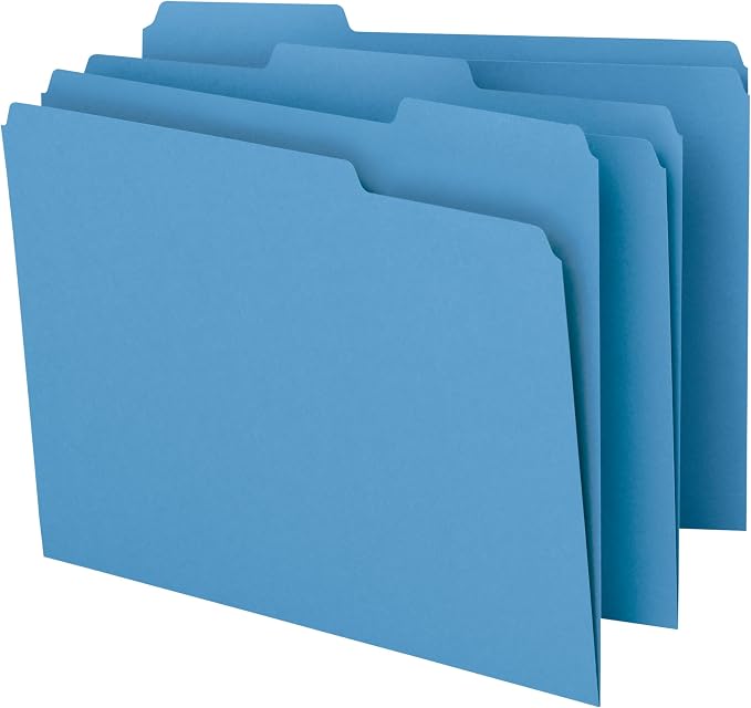 Smead Blue File Folders for Documents, - Image 4
