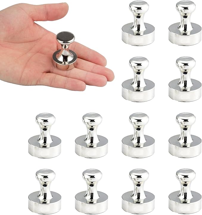 Strong Fridge Magnets, 20 x 25mm, Heavy Duty Magnetic Push Pins by honsing