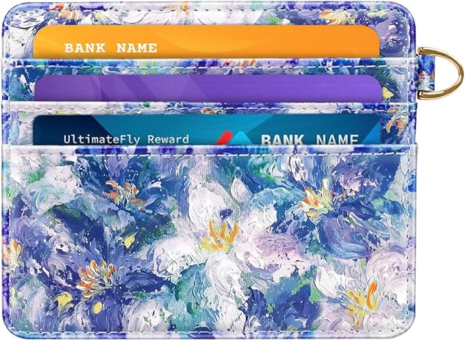Slim Minimalist Front Pocket RFID Blocking Credit Card Holder Small Wallet Cute - Image 7