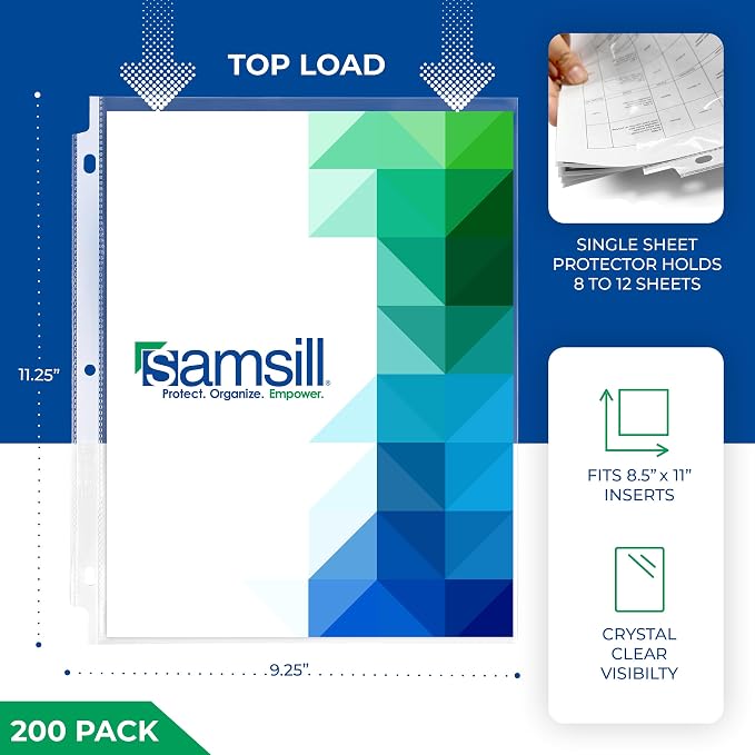 Samsill Heavy Duty Sheet Protectors - Image 2