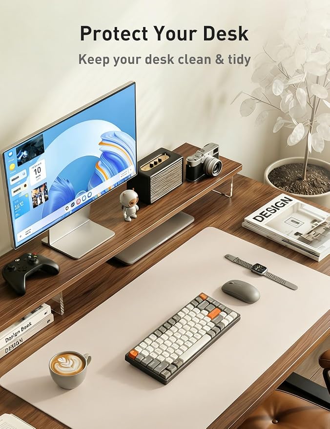 Aothia Faux Leather Desk Mat - Image 8