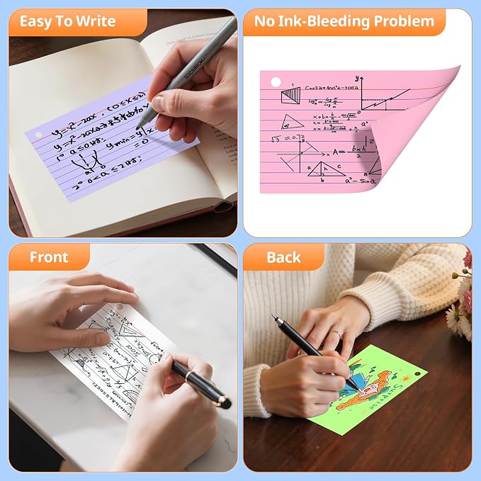 Index Cards 3x5 Inches, Colorful Flash Cards - Image 3