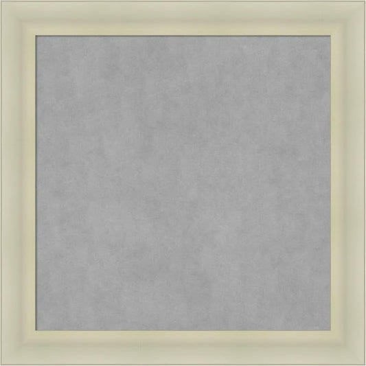 Amanti Art Silver Framed Magnetic Board 29x29 Medium Vision Board by AmantiArt