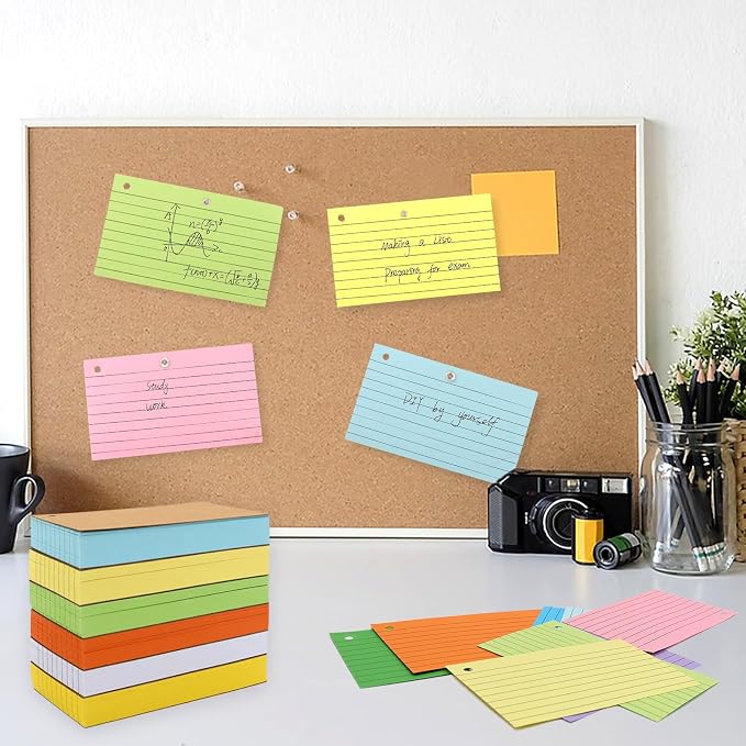 800 PCS Index Cards 3x5 Inches Colored Flash Cards - Image 6