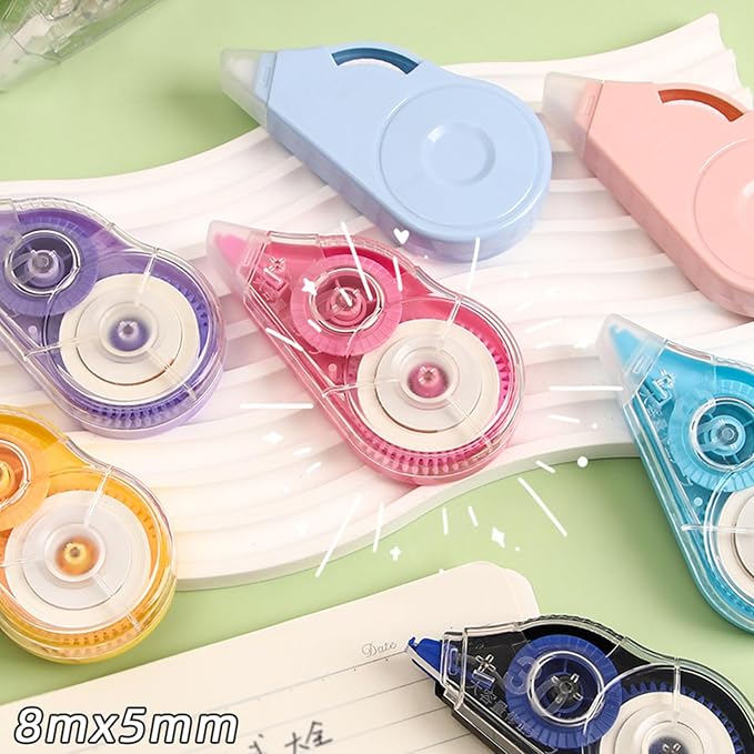 10Pcs Correction Tape Roller 8mx5mm Quick Dry White Out Correction Tape Total - Image 8
