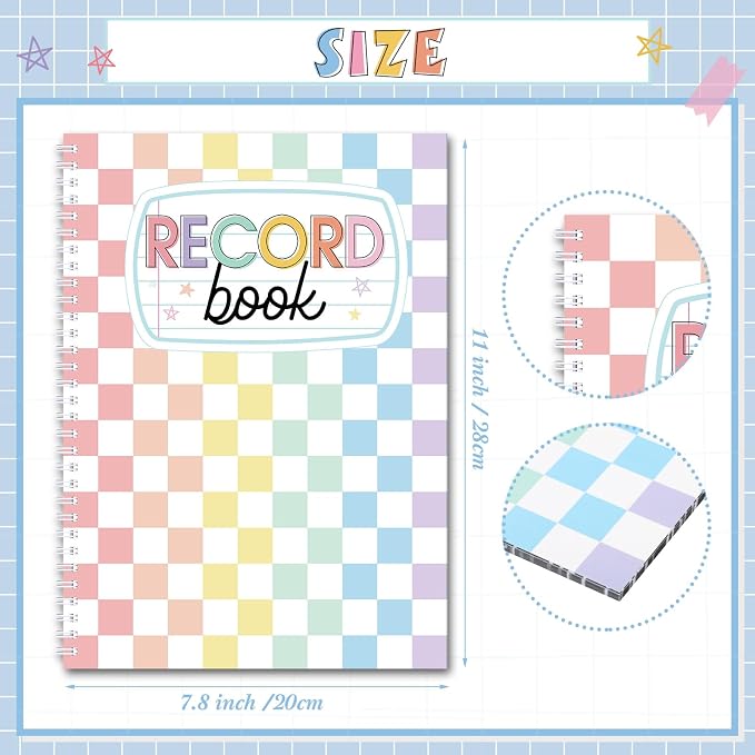 Fuyoooo Teacher Record Book 2026-2027 Teacher Grade Books Spiral Bound Record - Image 2