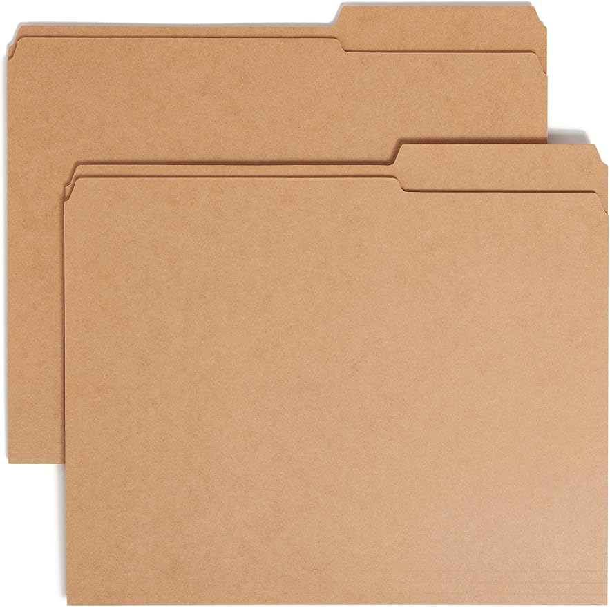 Smead File Folder, Reinforced 2/5-Cut Tab Right Position, Guide Height by SMEAD
