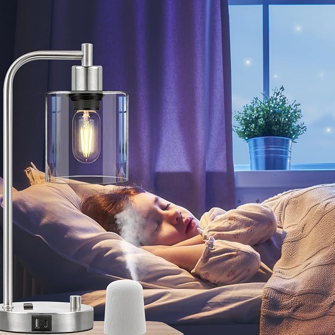 Set of 2 Industrial Table Lamps - Image 7