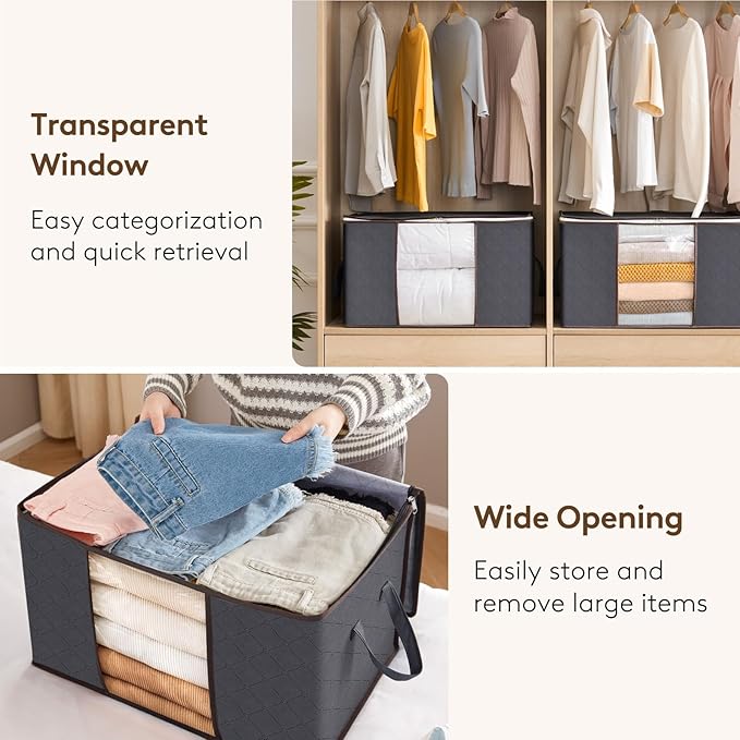 Lifewit 4 Pack Foldable Clothes Storage - Image 5
