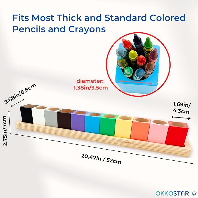 Montessori Crayon Holder for Kids - Image 6