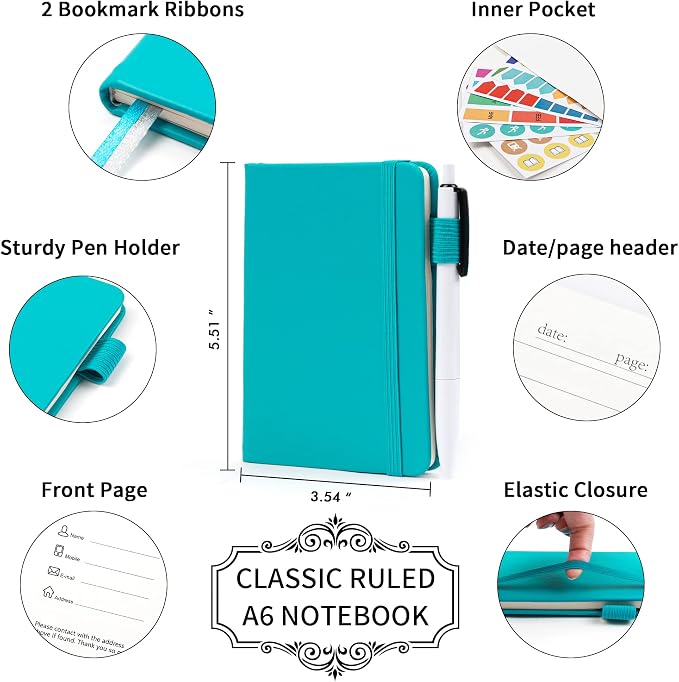 feela 3 Pack Pocket Notebook Journals - Image 2