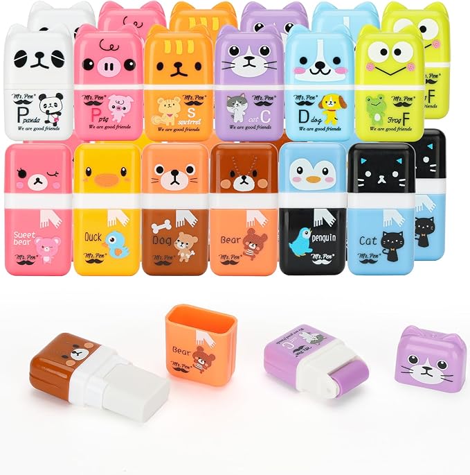 Mr. Pen- Cute Animal Eraser by MrPen