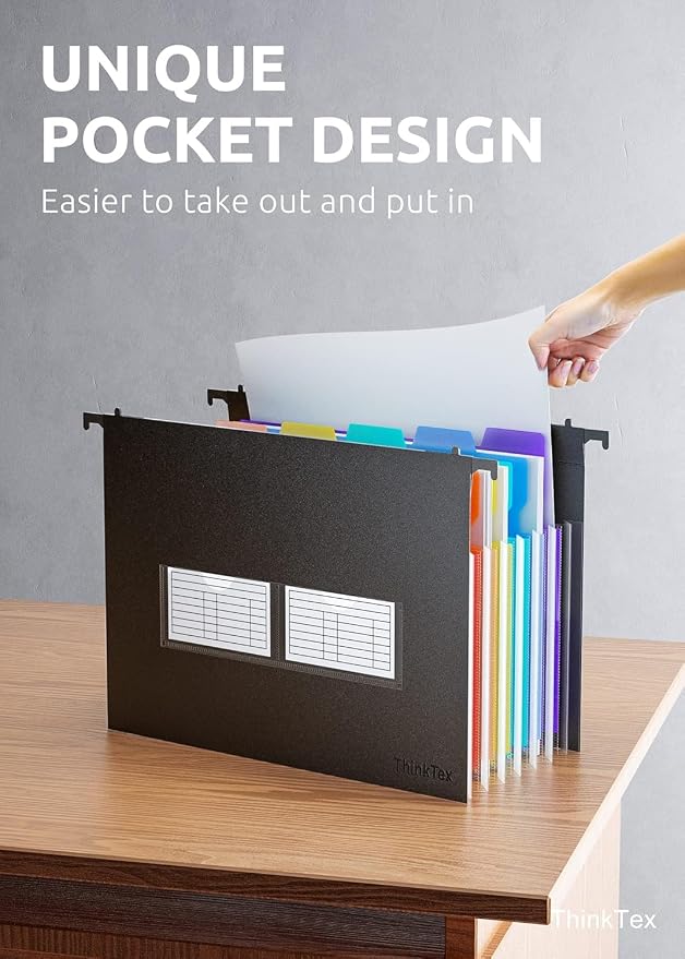 ThinkTex 10-Pack Hanging File Folders - Image 5