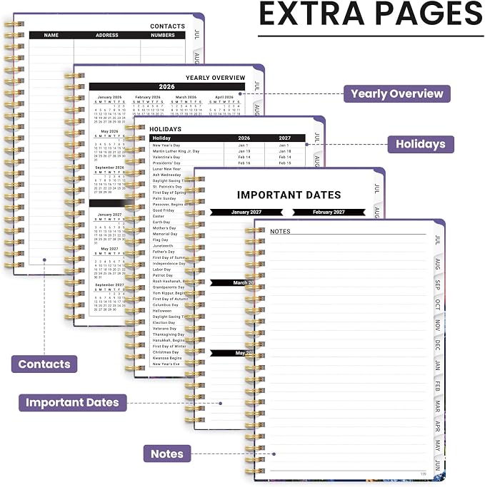 Planner 2026-2027, Monthly and Weekly Academic Planner July 2026 - Image 5
