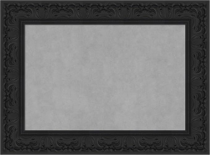Amanti Art Black Framed Magnetic Board 23x31 Medium Vision Board by AmantiArt