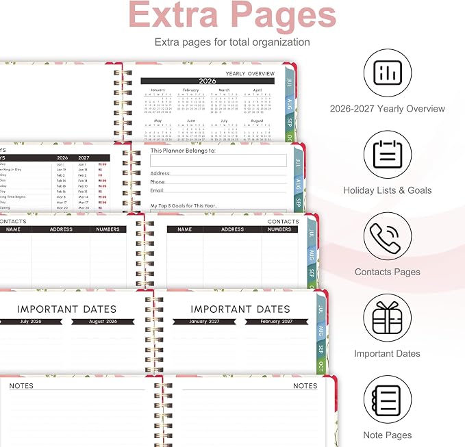 Planner 2026-2027, Weekly and Monthly Academic Year Calendar Planner, July 2026 - Image 5