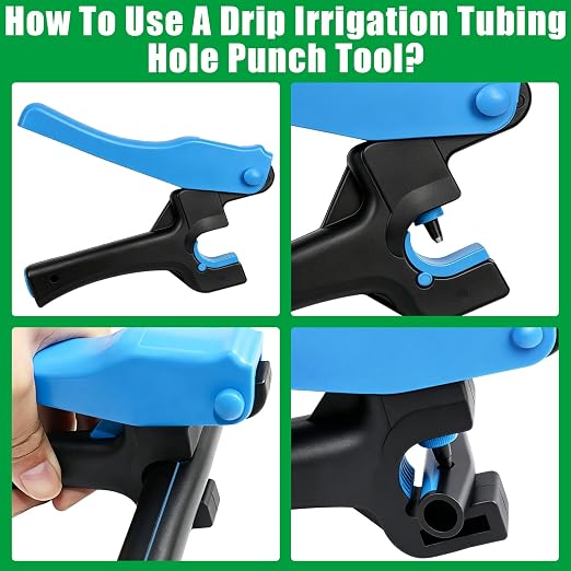 2 Pack Drip Irrigation Tubing Hole Punch Fittings, Drip Tube Hole Punch and 1/4 - Image 5