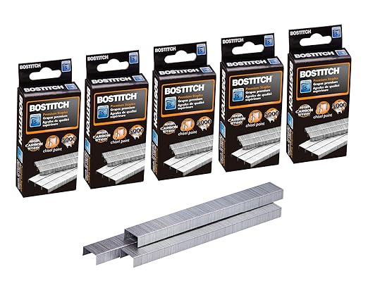 Bostitch Office Premium Standard Staples, 1/4" Length, High-Carbon Steel by BostitchOfficeProducts
