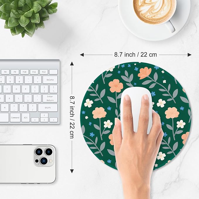 ITNRSIIET Mouse Pad Non-Slip Rubber Base Smooth Surface Stitched Edges - Image 3