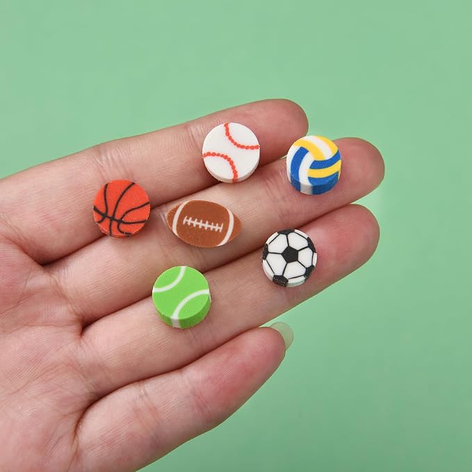 300PCS Mini Cute Pencil Erasers - Image 4