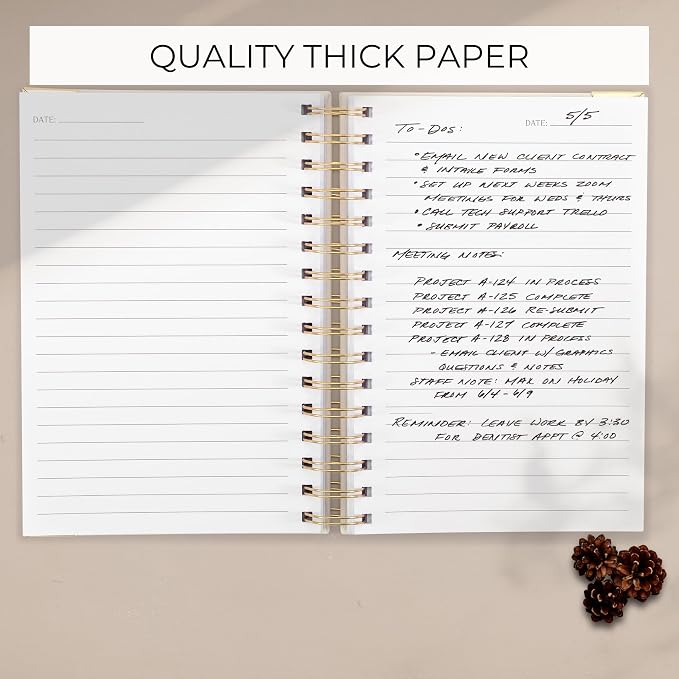 Aesthetic Thick Spiral Notebook Journal - Image 7