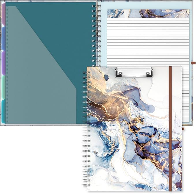 Hongri Clipboard Folio with Refillable Lined Notepad, 8.5 x 11 Folders with by Hongri