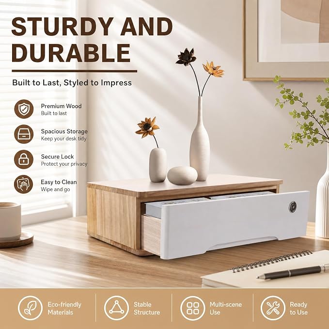 Wooden Desktop Storage Box - Image 3