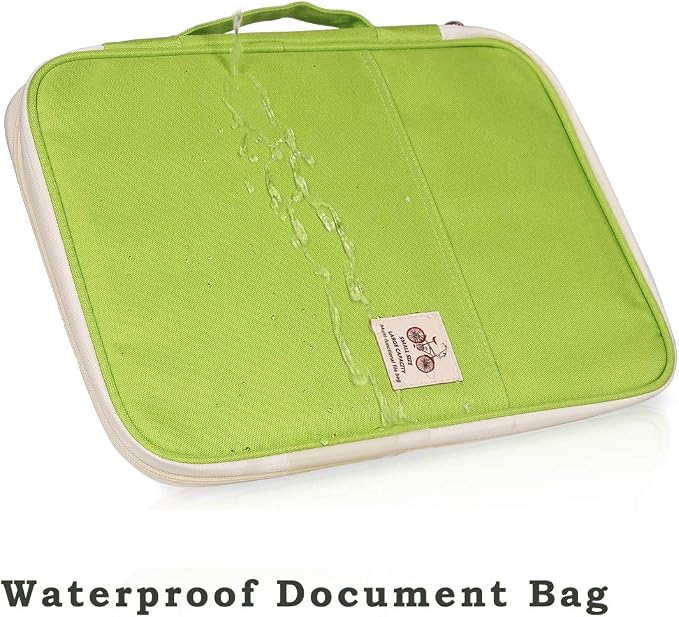JAKAGO A4 Travel Portfolio Multifunctional Document Organizer Zippered Case - Image 7