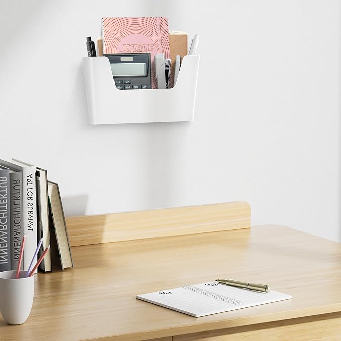 JOMOLA No Drilling File Holder 5 Pack Mail Organizer Wall Mount File Organizer - Image 9