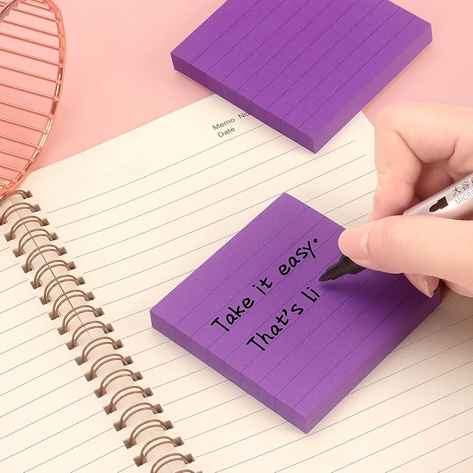 Lined Sticky Notes 3x3 Sticky Notes - Image 7