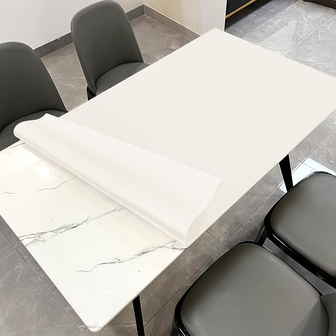 Zinkooat Leather Table Cover, 1.8mm Thick, 42x60 Inch Table Protector, Table by Zinkooat