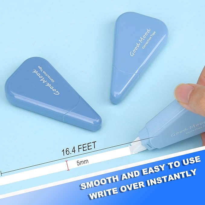 White Correction Tape, 6 Pack, 16.4 Feet Correction Tape, School & Office - Image 2