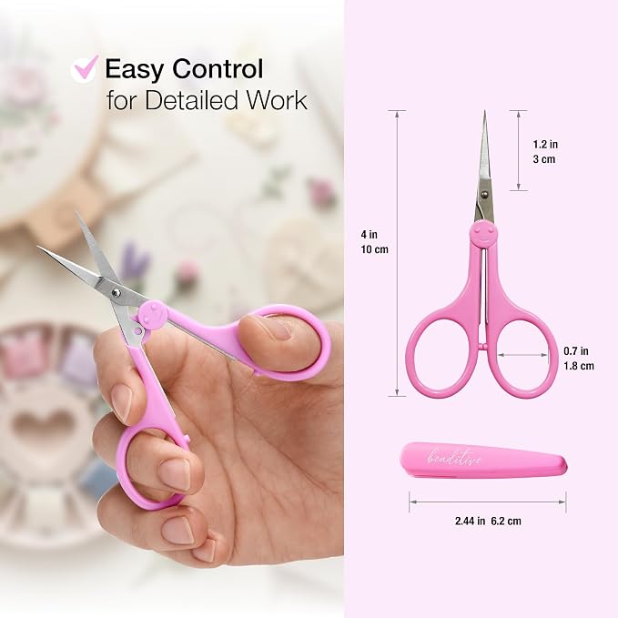 Beaditive High Precision Detail Scissors Set Sharp, Fine Tips | Paper Cutting - Image 2