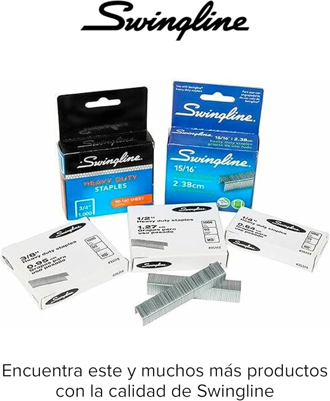 Swingline Staples, Heavy Duty, 3/8" Length, 60 Sheet Capacity, 1 Pack - Image 5
