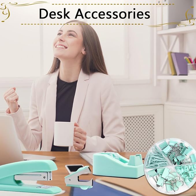 Office Supplies, Stapler and Tape Dispenser Set - Image 7