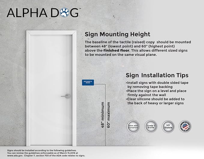 ALPHA DOG ADA SIGNS - Image 5