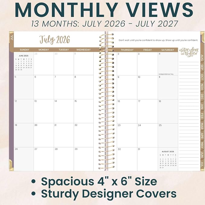 bloom daily planners HARDCOVER Planner 2026-2027 Academic Year 13 Months - Image 3