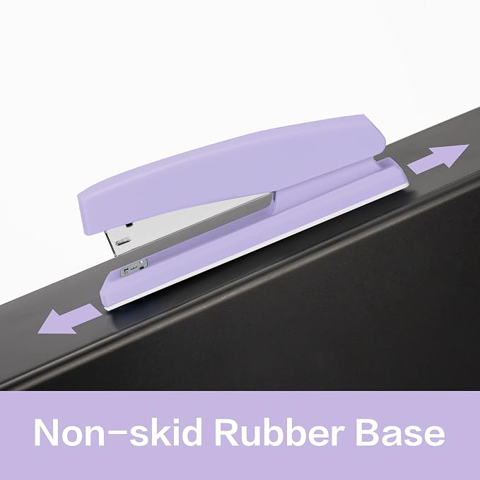Deli Stapler, Desktop Stapler, Office Staplers, 25 Sheet Capacity, Includes - Image 4