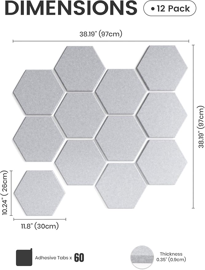 Fluxynara Hexagon Cork Board Alternative - Image 2