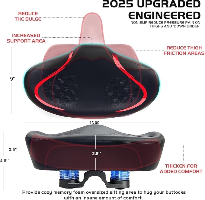 Noseless Bike Seat Cushion for Men & Women - Image 4