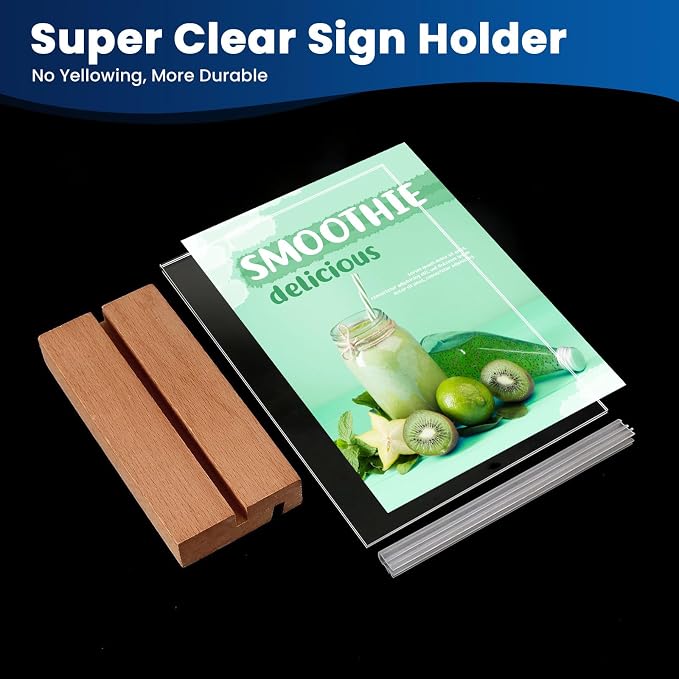 16 Pack 4x6 Acrylic Sign Holder - Image 5